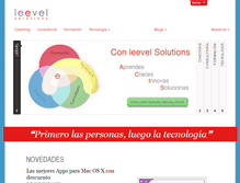 Tablet Screenshot of leevel.com